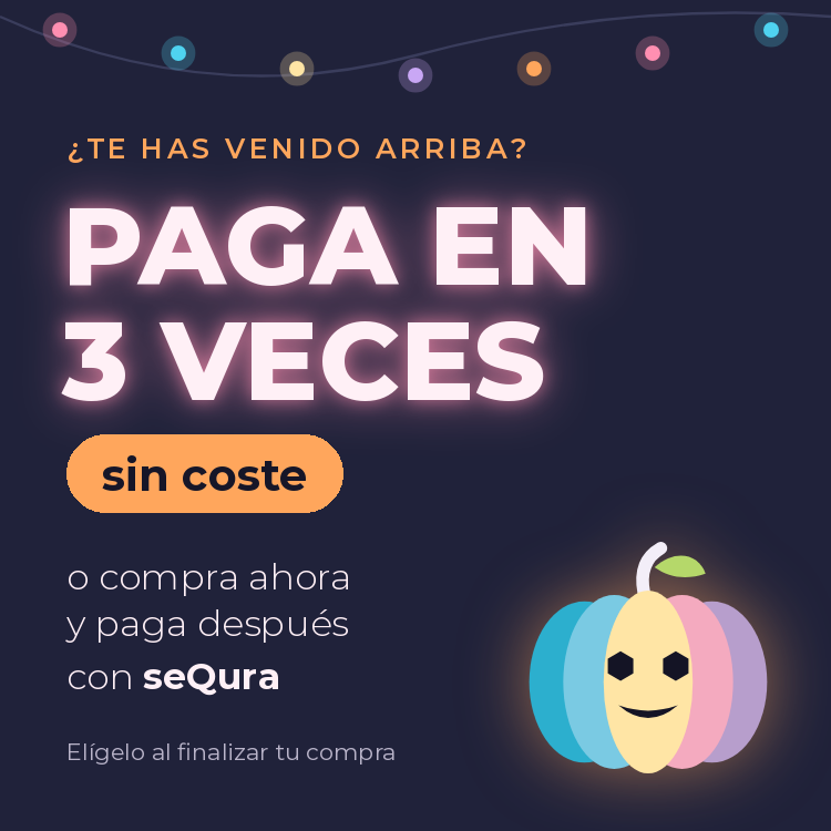 Paga en 3 veces sin coste o compra ahora y paga después con seQura