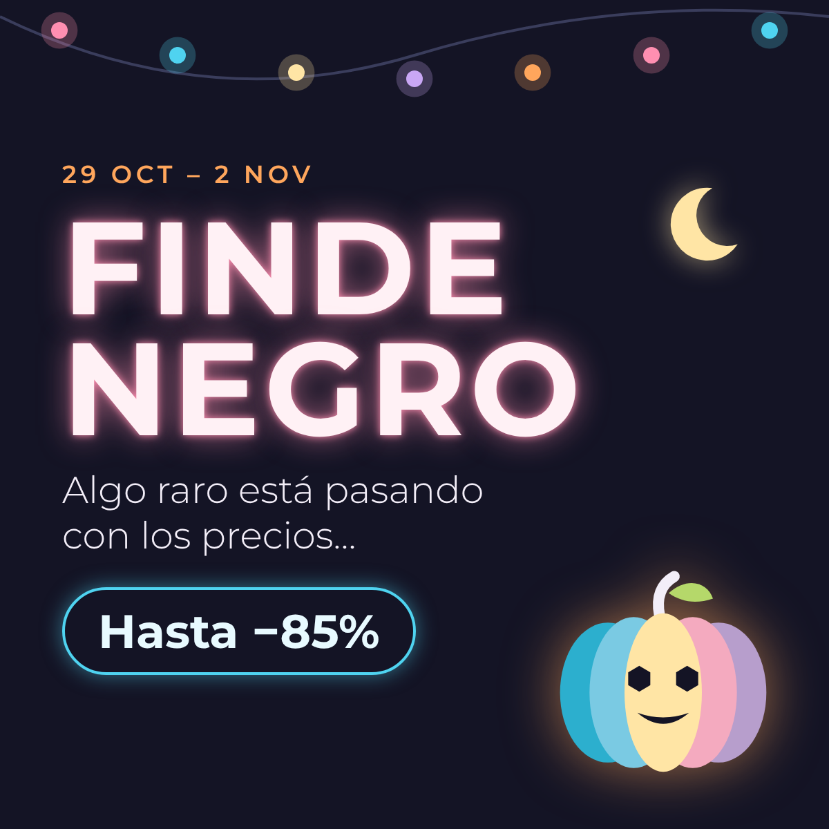 Finde Negro · Hasta -85%